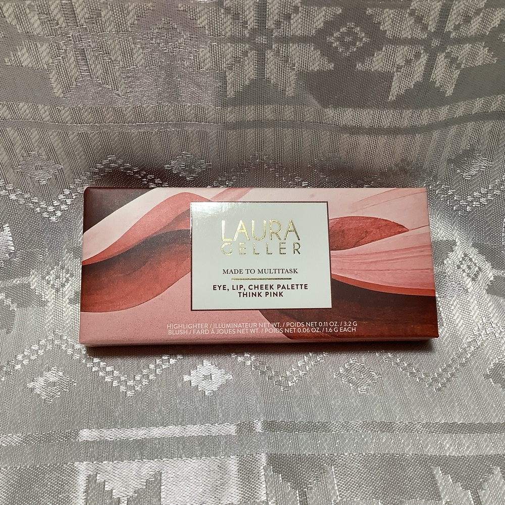 Laura Geller Cosmetics Made To Multitask Pallet Eyes Lips Cheek Think Pink